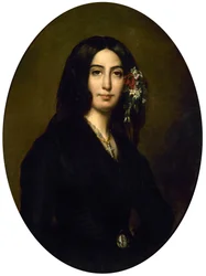 Porträt von George Sand